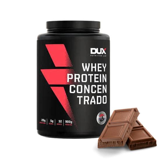 Imagem de Whey Protein Concentrado Dux Suplemento 900g Pote Wei - Dux 