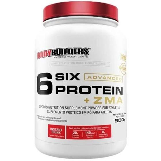 Whey Protein Concentrado em Pó Pote de 900g 6 Six Protein