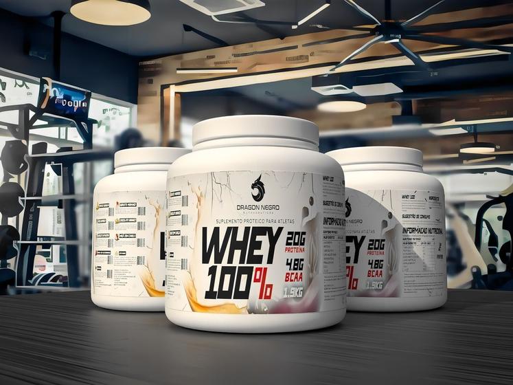 Imagem de Whey Protein Concentrado Premium 20g 1,9 kg Creme Baunilha