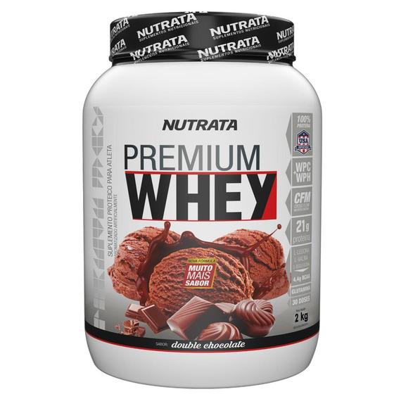 Imagem de Whey Protein Concentrado PREMIUM WHEY - Nutrata Suplementos - 2 kg