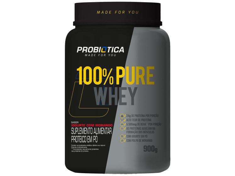 Imagem de Whey Protein Concentrado Probiótica 100% Pure