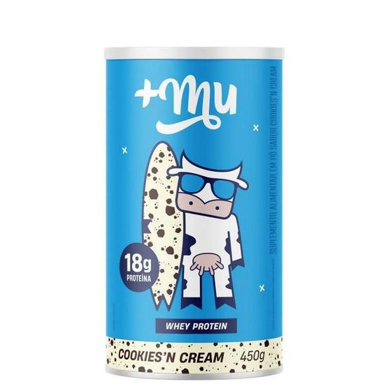 Whey Protein Concentrado Sabor Cookies'n Cream 450g Mais Mu Whey