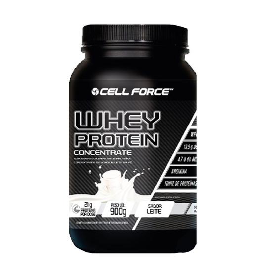 Imagem de Whey Protein Concentrado Sabor Leite 900g Cell Force