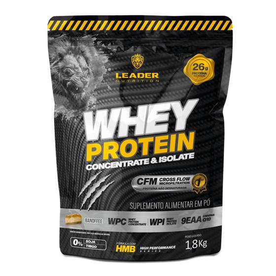 Imagem de Whey protein Concentrate & Isolate 1,8kg  Leader