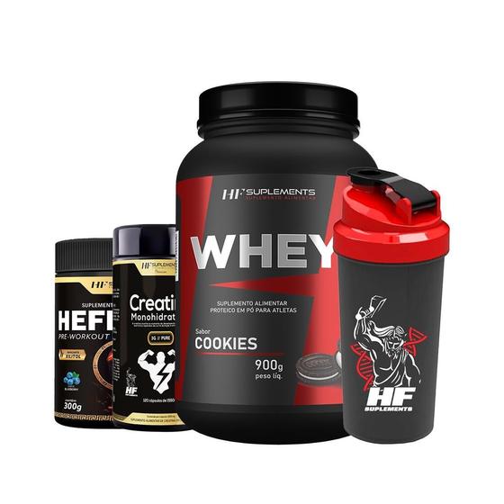 Imagem de Whey Protein Cookies + Pré Treino Blueberry + Creatina + Coq