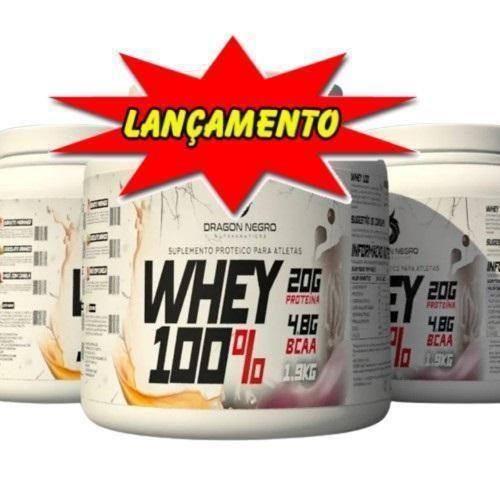 Imagem de Whey Protein Dragon 1,9Kg Saboroso Sabor Leite Ninho