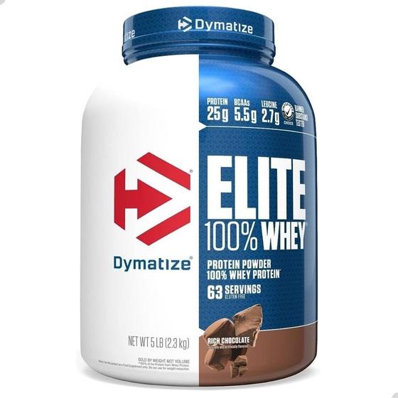 Imagem de Whey Protein Elite 100% Powder 2,3Kg 5Lbs Dymatize