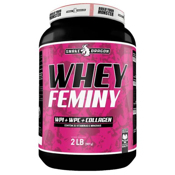 Imagem de Whey Protein Feminino com Colágeno 907g Proteína Sem Gluten Nao engorda