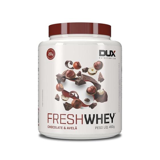 Imagem de Whey Protein Freshwhey Dux Nutrition -450G Chocolate E Avelã