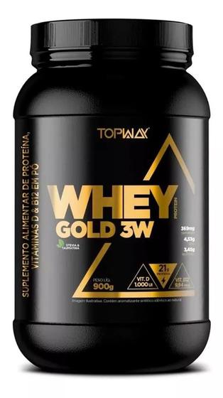 Imagem de Whey Protein Gold 3W 900g - Topway