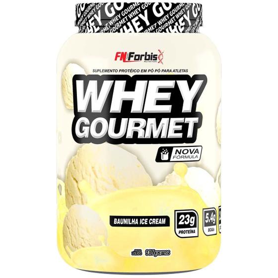 Imagem de Whey Protein Gourmet 900 G - Fn Forbis Baunilha