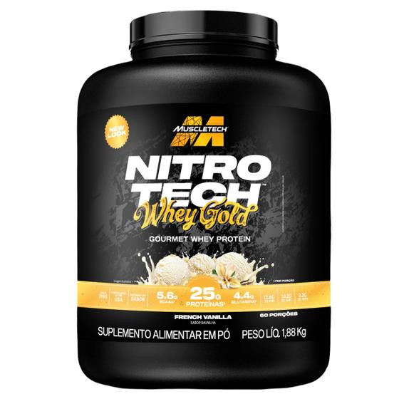 Imagem de Whey Protein Gourmet Nitro Tech Sabor French Vanilla 1,88kg Muscletech