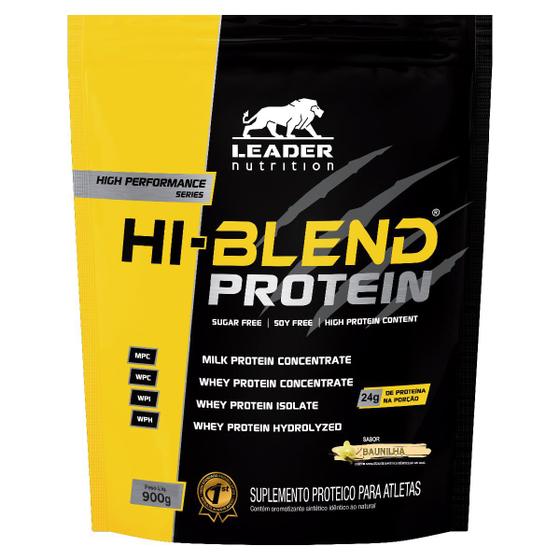 Whey Protein HI Blend 900g Leader Nutrition Whey Blend Magazine Luiza