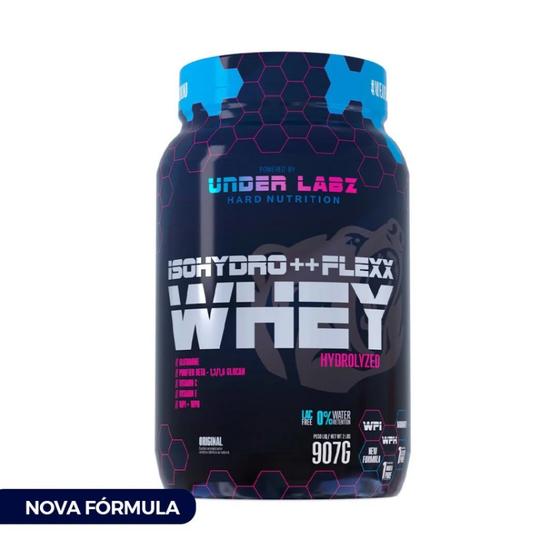 Imagem de Whey Protein Hidrolisado Isohydro ++ Flexx 907g Pote Under Labz