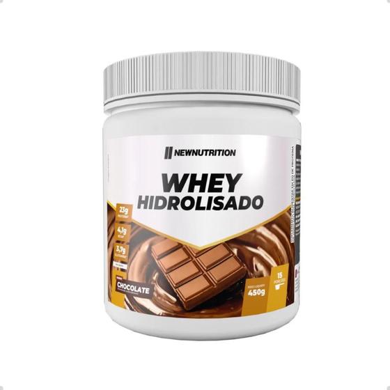 Imagem de Whey Protein Hidrolisado Pote 450g New Nutrition