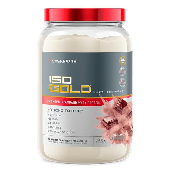 Imagem de Whey Protein ISO GOLD 840g Premium Standard Cellgenix