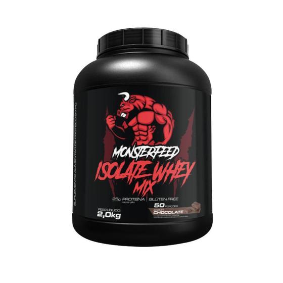 WHEY PROTEIN ISO PROTEIN BLEND (2kg) 2kg Monsterfeed Massa Muscular