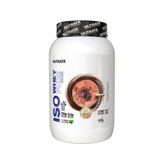 Imagem de Whey Protein Iso Pure Double Chocolate Pote 900g Nutrata