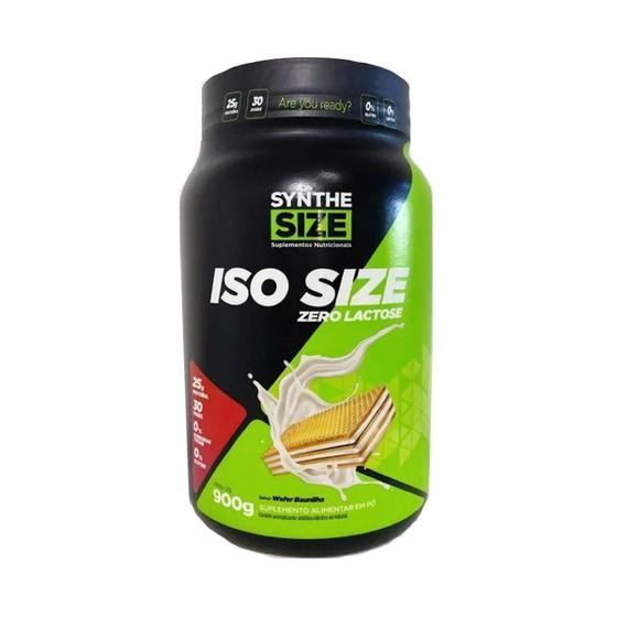 Imagem de Whey Protein Iso Size Zero Lactose Sabor Wafer Baunilha 900g Synthesize