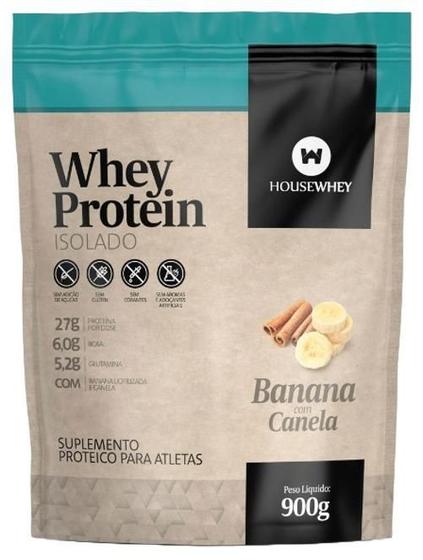 Imagem de Whey Protein Isolado Banana Com Canela Housewhey 900G