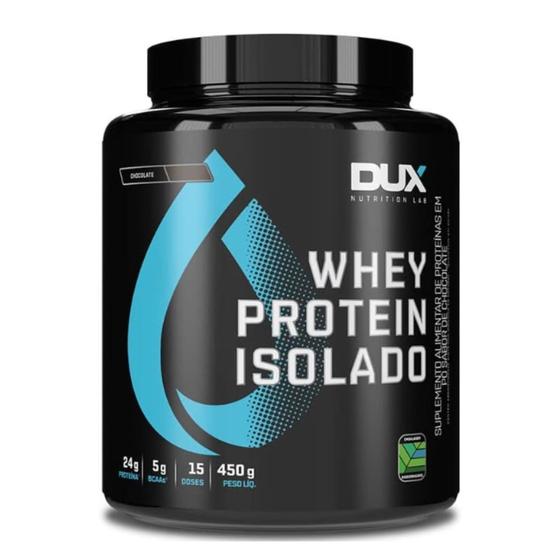 Imagem de Whey Protein Isolado Dux 24g de Proteína Chocolate 450g