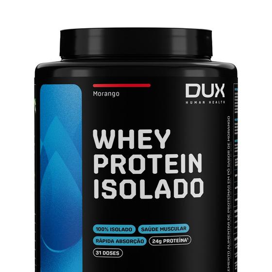 Imagem de Whey Protein Isolado Dux (900g) Morango