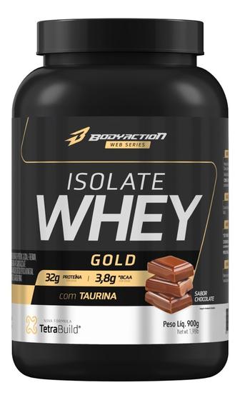 Whey Protein Isolado e Hidrolisado Isolate Gold 900g - Bodyaction Menor preço em Whey Protein Isolado e Hidrolisado Isolate Gold 900g - Bodyaction
