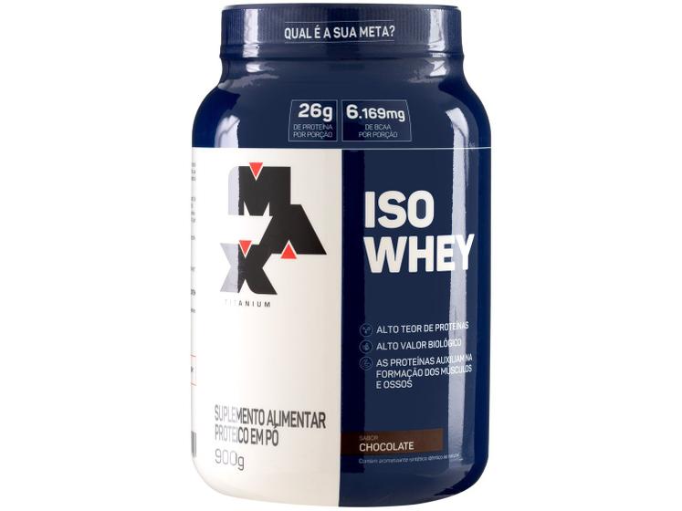 Whey Protein Isolado Iso Whey (900g) Max Titanium