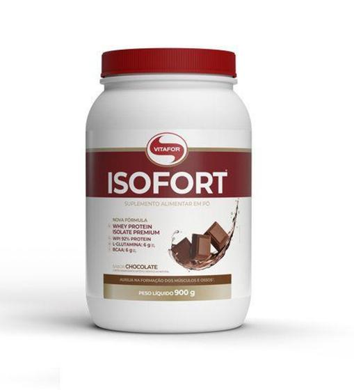 Whey Protein isolado isofort (900g) - vitafor Menor preço em Whey Protein isolado isofort (900g) - vitafor