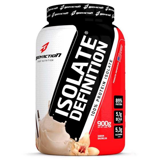 Whey protein isolado isolate definition 900g body action Kit de