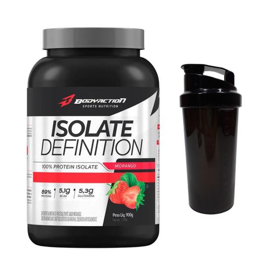 Whey Protein Isolado Isolate Definition Pote 900g + Shakeira