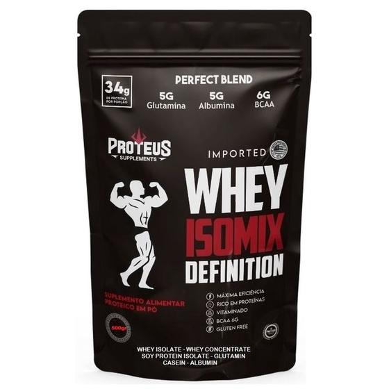Whey Protein Isolado Mix Sachê de 500g Proteus Supplements Whey