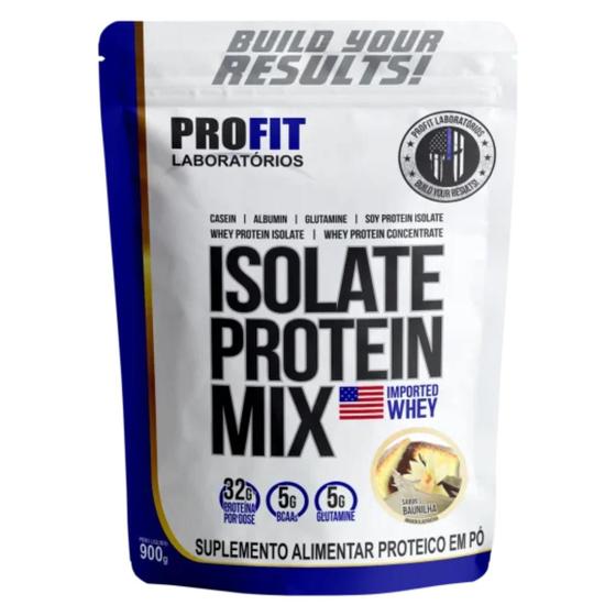 Whey Protein Isolado Profit 900g Recuperação Muscular e Ganho de Massa Muscular - Profit Labs