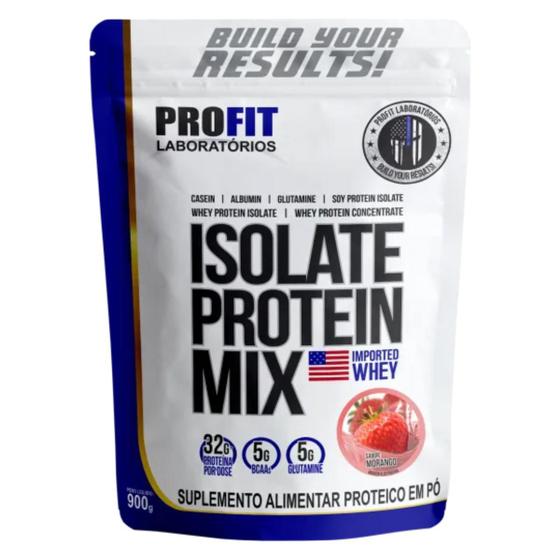 Whey Protein Isolado Profit 900g - Varios Sabores Menor preço em Whey Protein Isolado Profit 900g - Varios Sabores
