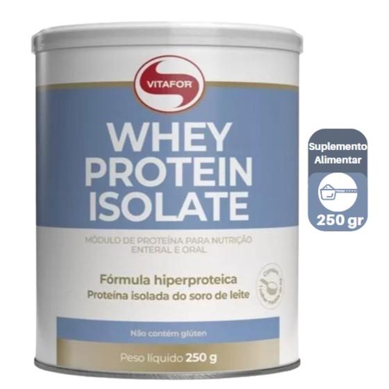Imagem de Whey protein isolate - 250g - Vitafor -Suplemento Alimentar