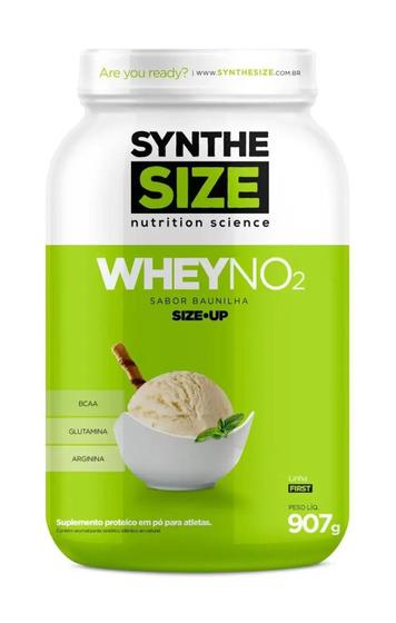 Imagem de WHEY PROTEIN NO2 (907g) SYNTHESIZE - SABOR BAUNILHA