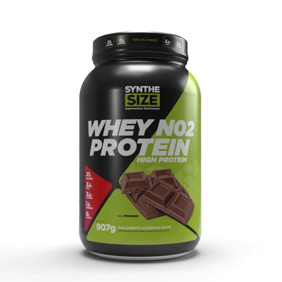 Imagem de Whey Protein No2 Pote 907g Sabor Chocolate Synthesize