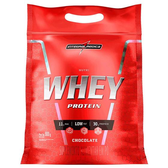 Imagem de Whey Protein Nutri Isolado Concentrado Chocolate 900g Refil - Integralmedica