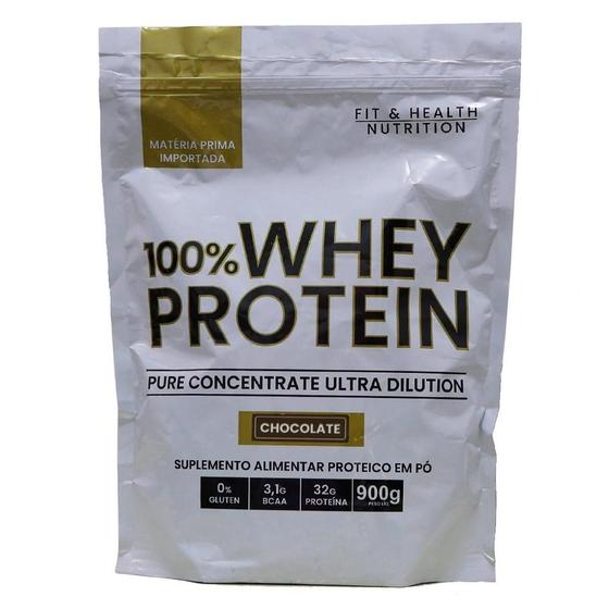 Imagem de Whey Protein Proteína Sachê Refil 900g fit e Health