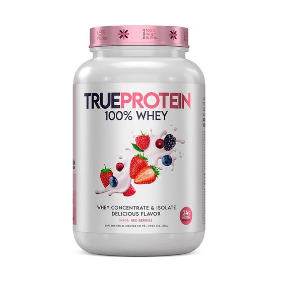 Imagem de Whey Protein True Protein 100% Whey Red Berries 874g True Source