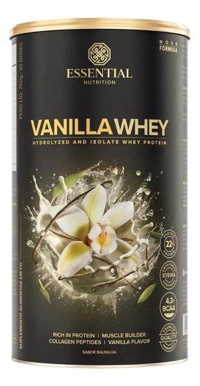 Whey Protein Vanilla Whey Essential Nutrition 750g Baunilha