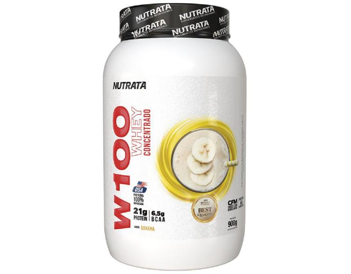 Imagem de Whey Protein W100 Concentrado 900G Nutrata