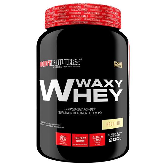 Whey Protein Waxy Whey Pote 900g Suplemento em pó para Ganho de Massa ...