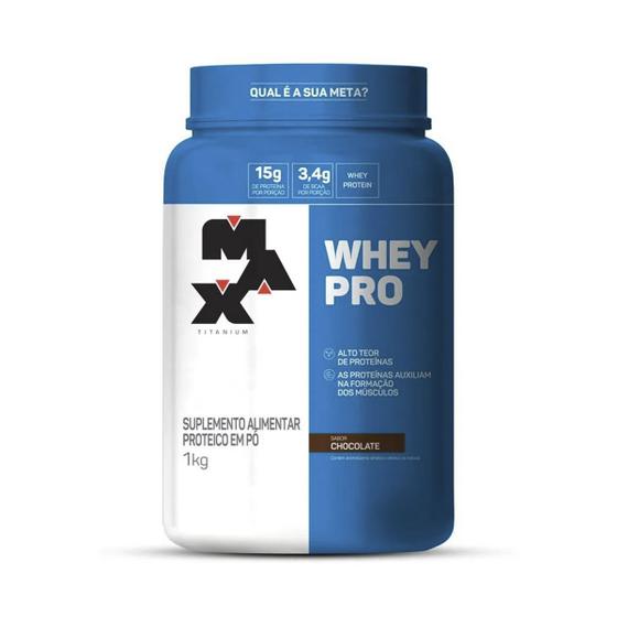 Imagem de Whey Protein Whey Pro Pote 1kg - Max Titanium