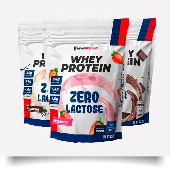 Imagem de Whey Protein Zero Lactose 900g - NEW NUTRITION