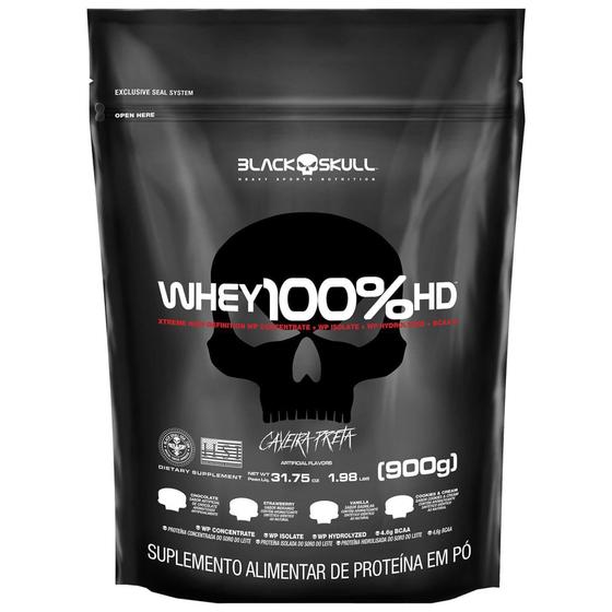 Imagem de Whey Refil 100% Hd - 900g - Black Skull