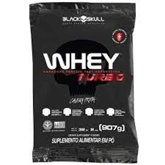 Imagem de Whey turbo refil - 907g - CAVEIRA PRETA