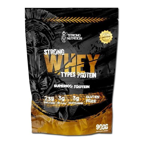 Imagem de Whey Types (3W) 900G - Strong - Refil - Cappuccino