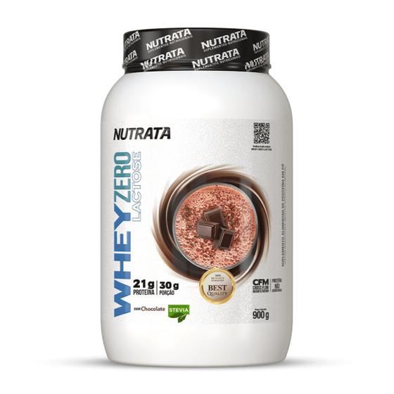 Imagem de Whey Zero Lactose + Aminoácidos 900g Chocolate  Nutrata