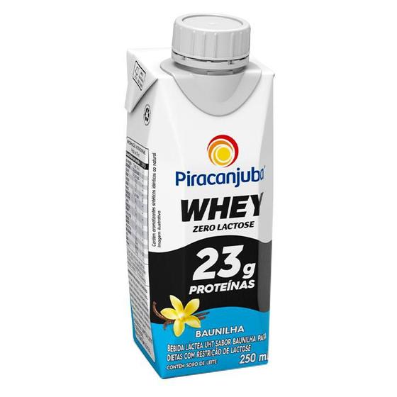 Imagem de Whey Zero Lactose Piracanjuba Bebida Láctea 12 Unidade 250ml